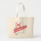Alabama - Het hart van de dixie Grote Tote Bag (Voorkant)