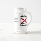 Alabama, het hart van Dixie! Beer Stein Bierpul (Voorkant rechts)