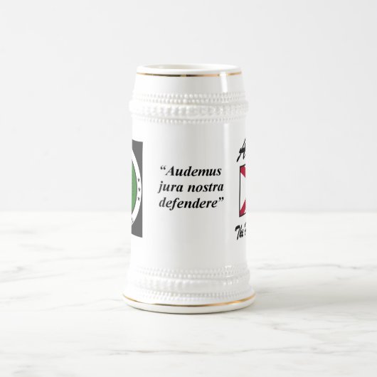 Alabama, het hart van Dixie! Beer Stein Bierpul (Center)