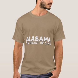 Alabama Het hart van Dixie T-shirt