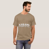 Alabama Het hart van Dixie T-shirt (Voorkant volledig)
