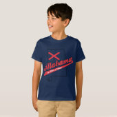 Alabama - Het hart van Dixie T-shirt (Voorkant volledig)