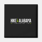 Alabama Hike Little River Canyon Tree Retro Graphi Magneet (Voorkant)