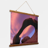 Alabama Hills Arch | Californië Hangend Wandkleed (Gebogen)