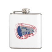 Alabama Hills Bekroop Carabiner Heupfles (Voorkant)