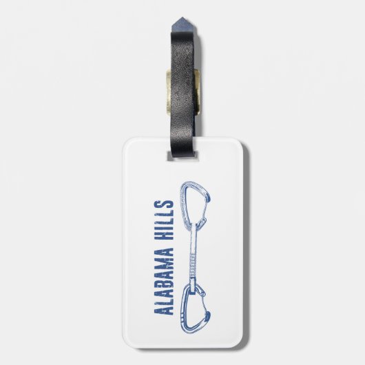 Alabama Hills Klim Quickdraw Bagagelabel (Achterkant verticaal)