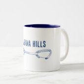 Alabama Hills Klim Quickdraw Tweekleurige Koffiemok (Voorkant rechts)