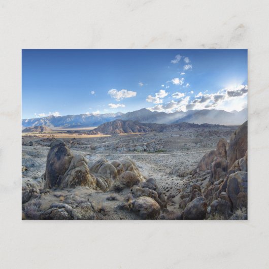Alabama Hills Panorama - Owens Valley - Sierra Briefkaart (Voorkant)