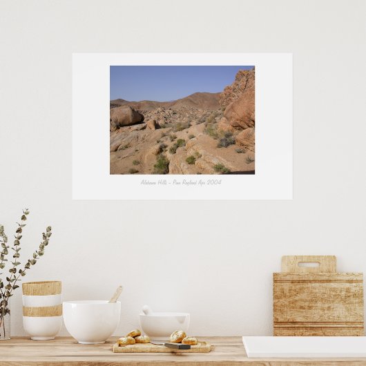 Alabama Hills Poster (Keuken)