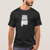 Alabama Home Kaart T-shirt (Voorkant)