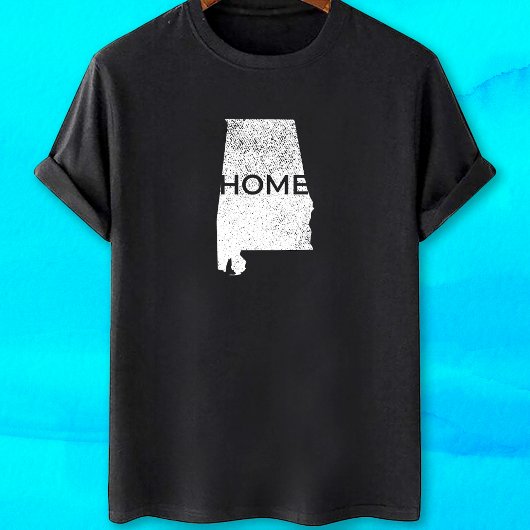 Alabama Home Kaart T-shirt