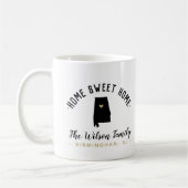 Alabama Home Sweet Home Familie Monogram Mok (Links)