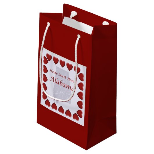 Alabama Home Sweet Home Klein Cadeauzakje (Achterkant Gekanteld)
