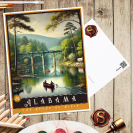 Alabama | hyperrealistisch Briefkaart