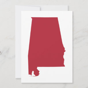 Alabama in het rood kaart