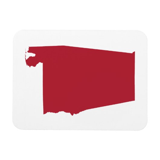 Alabama in het rood magneet (Horizontaal)