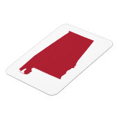 Alabama in het rood magneet (Linkerzijde)