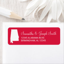 Alabama in het wit en rood