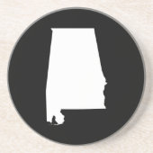 Alabama in het wit zandsteen onderzetter (Voorkant)