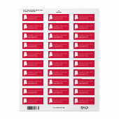 Alabama in wit en rood etiket (Full Sheet)