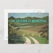 ALABAMA IS BEAUTIFUEEL BRIEFKAART (Voorkant / Achterkant)
