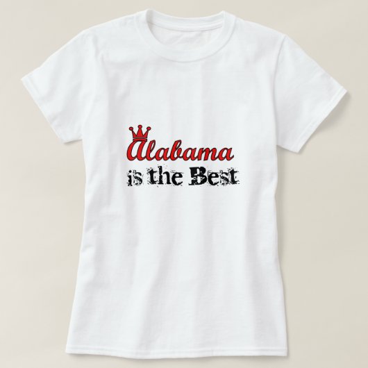 Alabama is het beste T-shirt (Design voorkant)