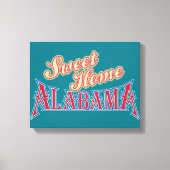 Alabama is thuis canvas afdruk (Voorkant)