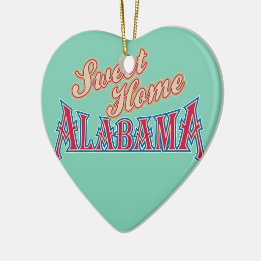 Alabama is thuis keramisch ornament (Links)