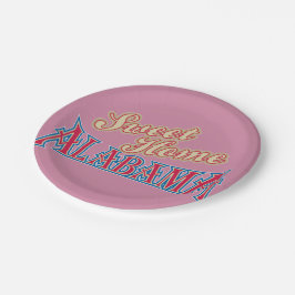 Alabama is thuis papieren bordje