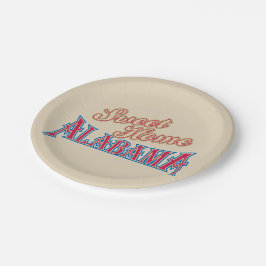 Alabama is thuis papieren bordje