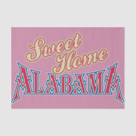 Alabama is thuis tissuepapier (Voorkant)