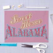 Alabama is thuis tissuepapier (Craft)