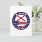 Alabama Kaart (Staand voorkant)