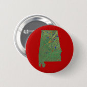 Alabama Kaart Button (Voorkant /achterkant)