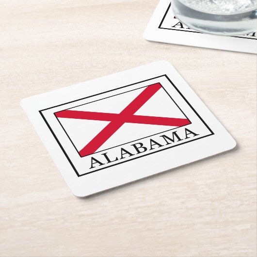 Alabama Kartonnen Onderzetters (Schuin)