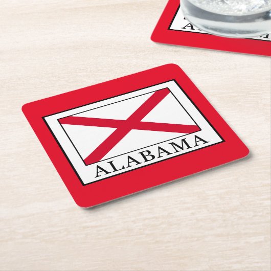 Alabama Kartonnen Onderzetters (Schuin)