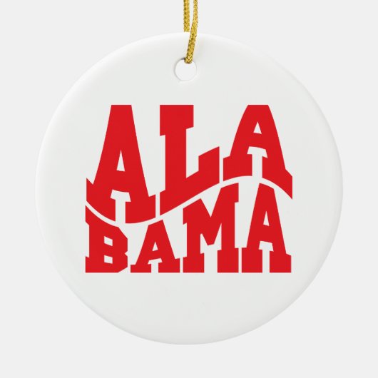 Alabama Keramisch Ornament (Voorkant)