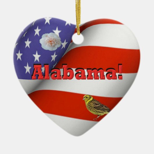 Alabama Keramisch Ornament (Voorkant)