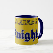 Alabama Knights Navy Blauwe Mok (Voorkant rechts)
