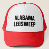 Alabama Leg Sweep Trucker Hat Trucker Pet (Voorkant)