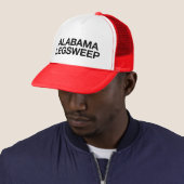 ALABAMA LEGSWEEP leuke slogan trucker hoed Pet (In situ)