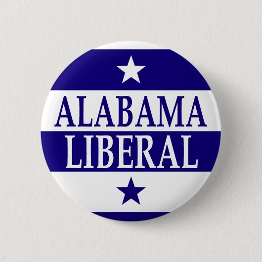 Alabama Liberal Ronde Button 5,7 Cm (Voorkant)