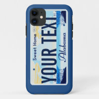 Alabama License Bord mobiele telefooncel