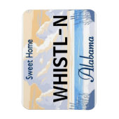 Alabama Licentie Bord Magnet Magneet (Verticaal)