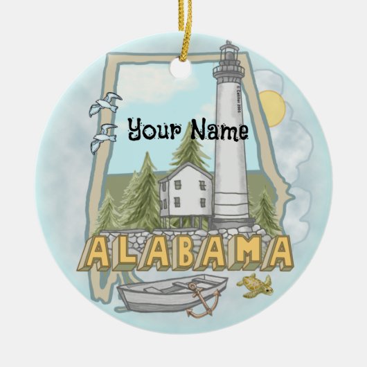 Alabama Lighthouse ornament (Voorkant)