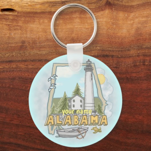 Alabama Lighthouse sleutelhanger (Voorkant)