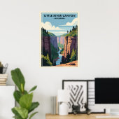 Alabama Little River Canyon V01 Poster (Thuiskantoor)