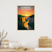 Alabama Little River Canyon V02 Poster (Keuken)