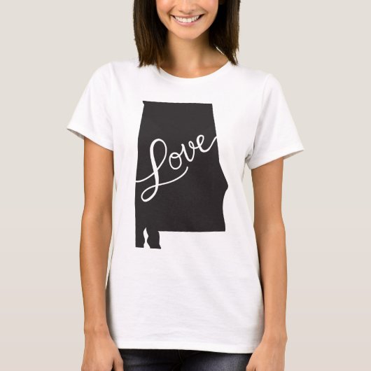Alabama Love Tshirt (Voorkant)