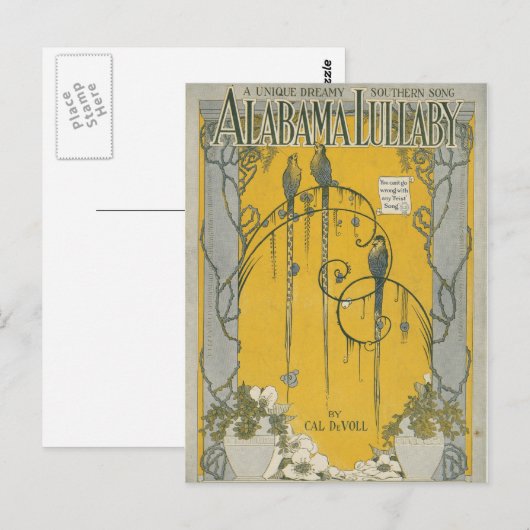 Alabama Lullaby Briefkaart (Voorkant / Achterkant)